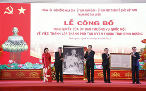 Bình Dương có thêm một thành phố