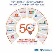Công bố danh sách Top 50 doanh nghiệp sáng tạo và kinh doanh hiệu quả