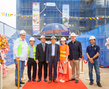 Lễ cất nóc 'Trường học hạnh phúc' - Victoria Nam Sài Gòn