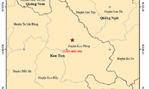 Kon Tum lại xảy ra động đất