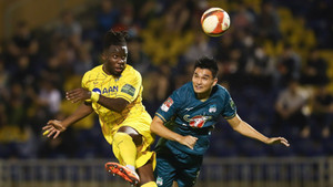 Đánh bại HAGL, SLNA lần đầu thắng trận ở V-League 2023