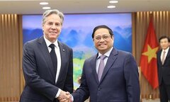 Thủ tướng Phạm Minh Chính tiếp Bộ trưởng Ngoại giao Hoa Kỳ