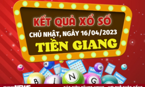 Kết quả xổ số Tiền Giang hôm nay 16/4 - XSTG 16/4/2023