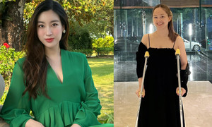 Sao Việt 17/4: Đỗ Mỹ Linh tự hào khoe chồng, Lan Phương bị ngã trẹo chân