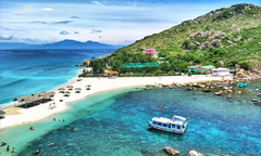 Bãi tắm đôi Nha Trang, thiên đường nghỉ dưỡng của giới trẻ