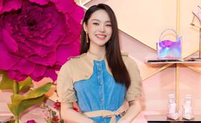 Mang bầu ở tháng thứ 4, nhan sắc của Minh Hằng thế nào?