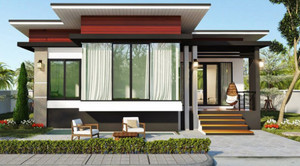 Những mẫu nhà mái bằng 1 tầng đẹp hút mắt 