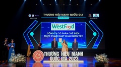 Westfood được vinh danh Top 10 Thương hiệu mạnh Quốc gia 2023