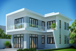 Những mẫu nhà mái bằng chữ L được yêu thích nhất hiện nay