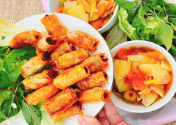 Chả tôm Thanh Hóa - đặc sản xứ Thanh nhắc đến là thèm