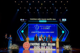 Nha khoa I-DENT vinh dự đón nhận Top 10 Thương hiệu mạnh Quốc gia 2023