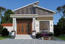 Mãn nhãn những mẫu nhà mái lệch đẹp hiện đại