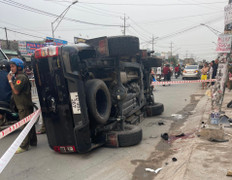 Long An: Một CSGT tử vong khi chặn bắt ô tô nghi chứa ma túy