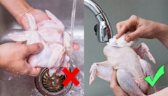 Sai lầm khi rửa thịt gà nhiều người mắc, không chỉ mất dinh dưỡng mà còn gây hại