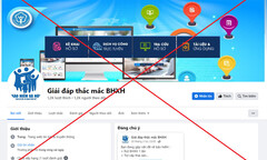 Cảnh báo tiếp tục xuất hiện fanpage giả mạo cơ quan BHXH Việt Nam