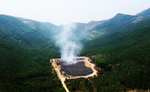  Bình Định: Cháy bãi rác nhiều ngày, người dân sống chung với khói, mùi khét 