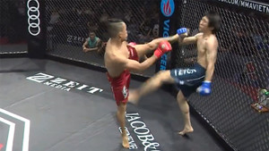 Cận cảnh đệ tử Johnny Trí Nguyễn 1 đòn hạ gục đối thủ trong 28 giây