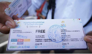 Cháy vé trận mở màn môn bóng đá nam SEA Games 32