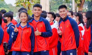 Vận động viên háo hức nhận nhiệm vụ trước ngày tham dự SEA Games 32