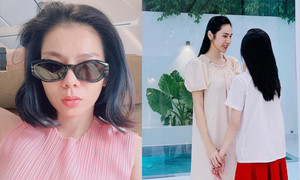 Sao Việt 27/4: Lệ Quyên phủ nhận tiêm môi, Thuỷ Tiên khoe con gái cao vượt trội