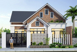 10 mẫu nhà cấp 4 gác lửng đẹp hiện đại và tiện nghi