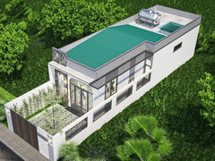 Những mẫu nhà cấp 4 gác lửng 5x20 đẹp hiện đại