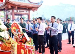 Lễ truy điệu và an táng hài cốt liệt sĩ