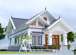 Tham khảo những mẫu nhà cấp 4 gác lửng 3 phòng ngủ đẹp mắt