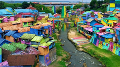 Khu ổ chuột tồi tàn bậc nhất Indonesia thành điểm du lịch hấp dẫn