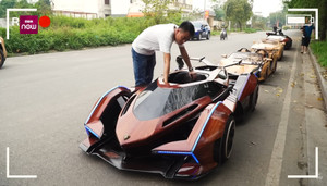 Dàn 'siêu xe' bằng gỗ trị giá tiền tỷ của chàng trai Bắc Ninh