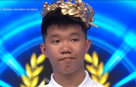 Nam sinh Thanh Hóa chiến thắng tuyệt đối, giành vòng nguyệt quế Olympia