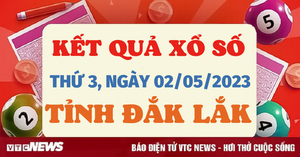 Kết quả xổ số Đắk Lắk hôm nay 2/5 - XSDLK 2/5/2023
