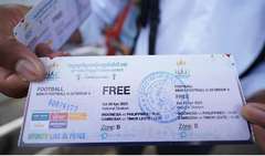 Campuchia công bố 'đường dây nóng' cung cấp vé xem bóng đá cho CĐV nước ngoài