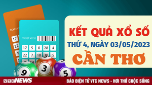 XSCT 3/5/2023 - Kết quả xổ số Cần Thơ hôm nay 3/5