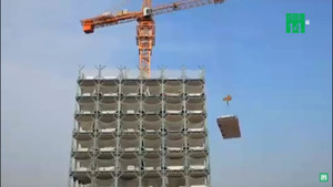 Trung Quốc xây khách sạn 15 tầng trong 150 giờ 