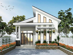 Mãn nhãn với những mẫu nhà cấp 4 có 2 phòng ngủ 1 phòng khách thiết kế sáng tạo