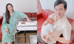 Cặp đôi hot nhất màn ảnh Diễm Hương - Hồng Quang đón con thứ hai chào đời