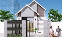 Mẫu nhà cấp 4 gác lửng giá 100 triệu đầy đủ tiện nghi