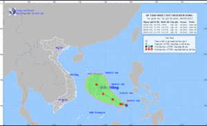 Tin áp thấp nhiệt đới trên Biển Đông mới nhất sáng 6/5