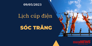 Lịch cúp điện hôm nay tại Sóc Trăng ngày 09/05/2023