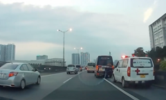Công an Hà Nội xác minh xe khách chèn ép, không chịu nhường đường xe cứu thương
