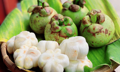 Quả măng cụt xanh có ăn được không?