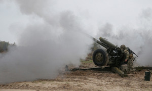 Ukraine khai hỏa lựu pháo D-30 vào các đơn vị của Nga gần Bakhmut