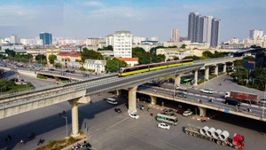 Metro Nhổn - Ga Hà Nội sắp vận hành đoạn trên cao đến Cầu Giấy