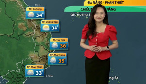 MC thời tiết Xuân Anh trở lại sóng VTV sau thời gian vắng bóng