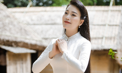 Sao Mai Huyền Trang ra mắt MV 'Nghĩ về Bác' quay tại Làng Sen