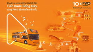 Hành trình lan tỏa tinh thần 'Tiến bước sống đầy' đến người dân cả nước của FWD