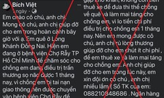 Bệnh viện Chợ Rẫy cảnh báo chiêu lừa đảo 'xin tiền đưa xác chồng về quê'