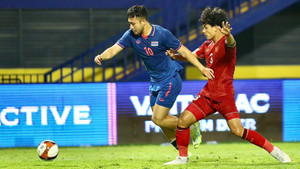 Trực tiếp bóng đá U22 Việt Nam 1-1 U22 Thái Lan: Nhật Nam ghi bàn