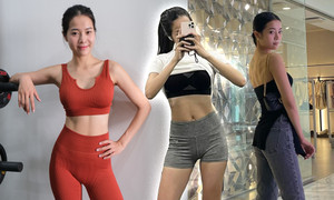 Diễn viên Karen Nguyễn lấy lại vòng eo 60cm sau 7 tháng sinh con